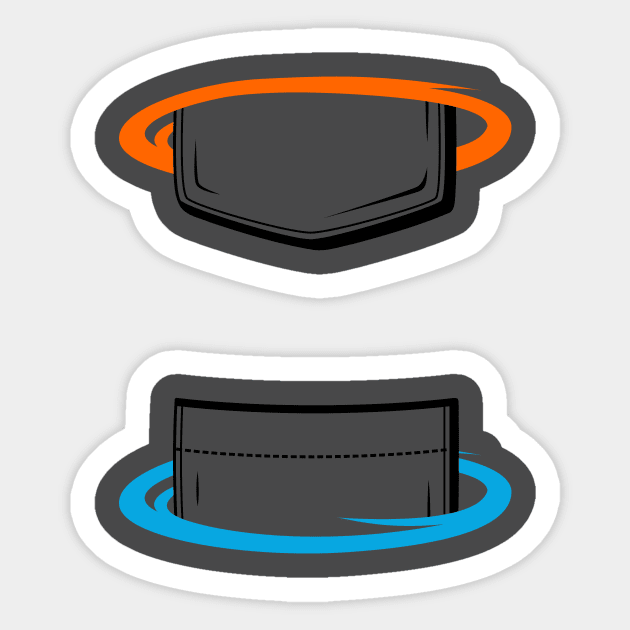 Pocket portal Sticker by karlangas